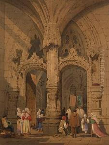 At The Door Of A Cathedral, Possiblyratisborn - view 1