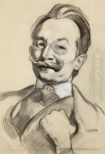 Portrait D'un Homme En Buste - view 1