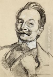 Portrait D'un Homme En Buste by Victor Prouve