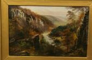 The Derwent Valley, Matlock Bath, Derbyshire by George Willis Pryce