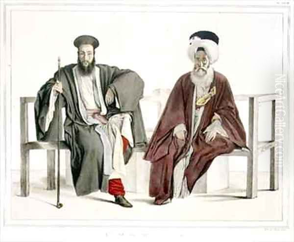 A Greek Priest and a Turk - view 1
