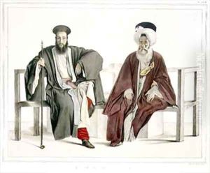 A Greek Priest and a Turk by Louis Dupre