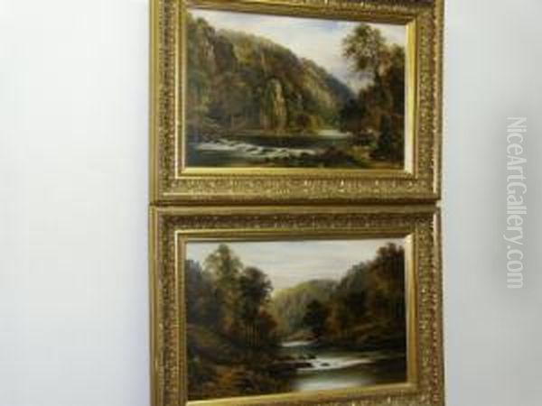 A Pair, Autumn River Landscapes - view 1