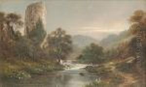 'dove Dale'; A River Landscape