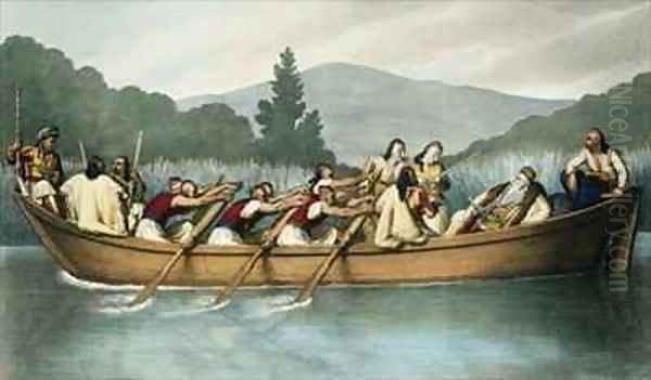 Ali Pasha of Janina hunting on Lake Butrinto in March 1819 - view 1