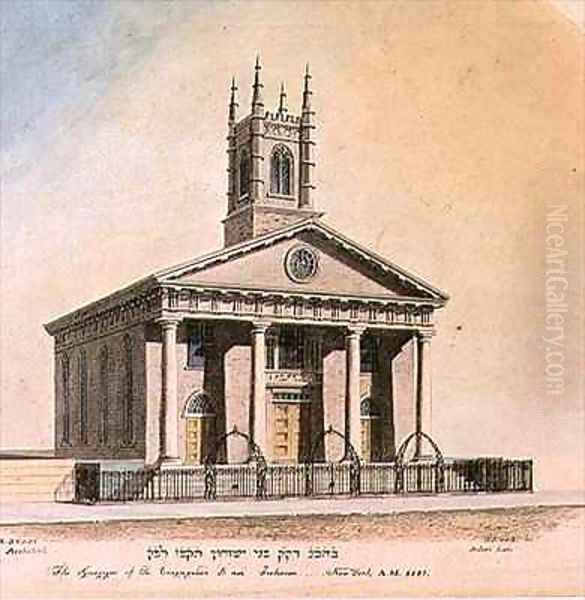 The Synagogue of the Congregation Bnai Jeshurum New York - view 1