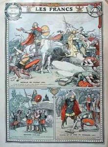 Scenes from the history of the Franks by Charles Darrigan