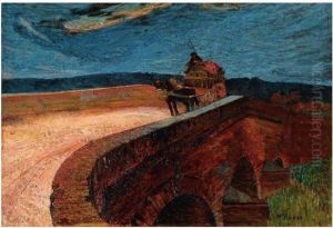 Il Ponte (il Ponte Con Calesse) by Mario Puccini