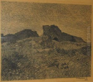Studio Di Paesaggio by Mario Puccini
