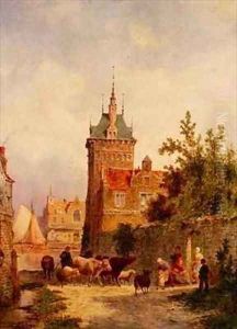 Coblentz Germany by Pieter Cornelis Dommerson