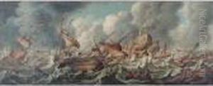 Shipping Off The Coast In A Tempest
