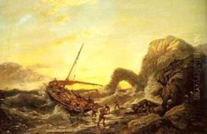 The Shipwreck by Pieter Cornelis Dommerson