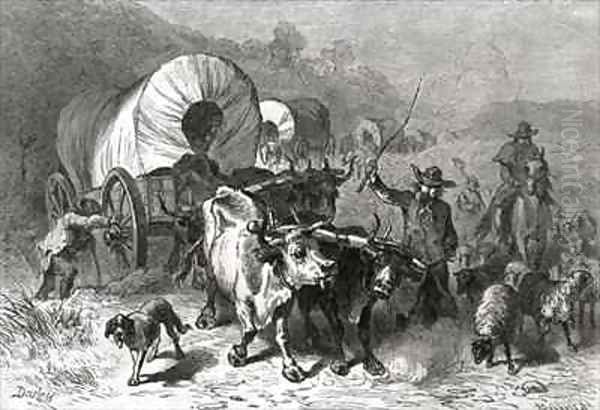 Emigration to the Western Country - view 1