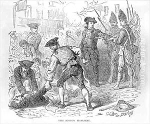 The Boston Massacre by Felix Octavius Carr Darley