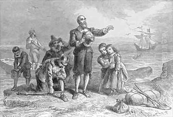 Landing of the Pilgrims 1620 - view 1