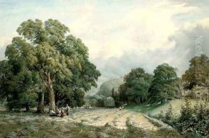Haymaking in Lewes, Sussex by Charles Grant Davidson