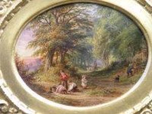 Children Blackberrying Children Blackberrying