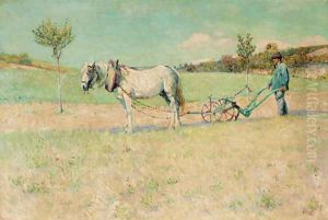 Ploughing by Dawson Dawson-Watson