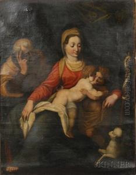 Holy Family With Lamb - view 1