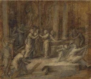 Le Mariage De La Vierge by Biagio Pupini