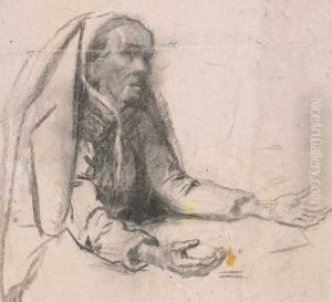 Woman With Beseeching Arms by Sarah Henrietta Purser