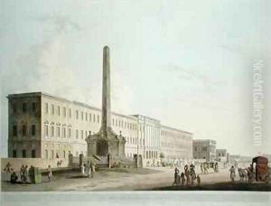 The Writers Buildings Calcutta by Thomas Daniell