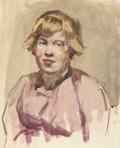 Study Of A Woman In Work Clothes Study Of A Woman In Work Clothes