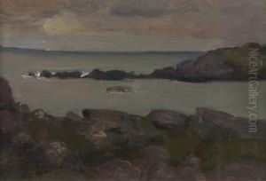 Rocky Coast by Sarah Henrietta Purser