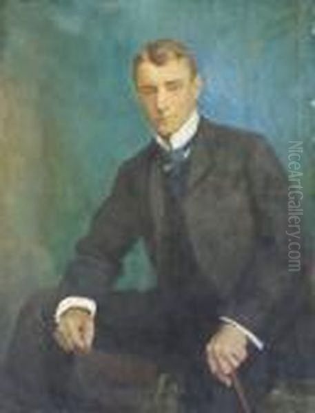 Portrait Of A Young Gentleman
(believed To Be Either Josslyn Or Mordaunt Gore-booth Of Lissadell, Co.
Sligo) - view 1