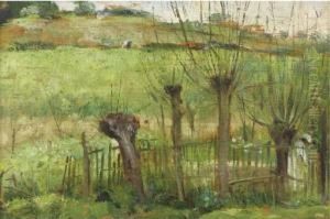 An Autumnal Field; And A Field On A Stormy Day by Sarah Henrietta Purser