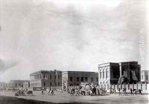 The Council House Calcutta by Thomas Daniell