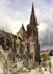 Restoring the Abbey Church of St Denis in 1833 Restoring the Abbey Church of St Denis in 1833