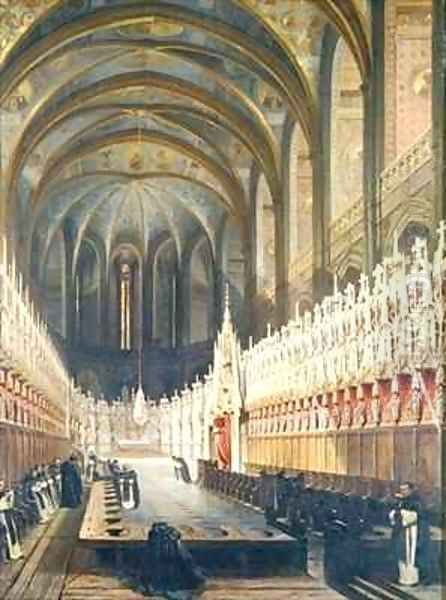 Interior of Albi Cathedral - view 1