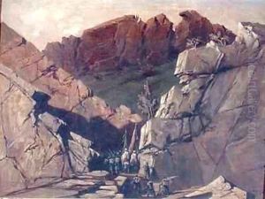 Expedition to the Portes der Fer Algeria by Adrien Dauzats