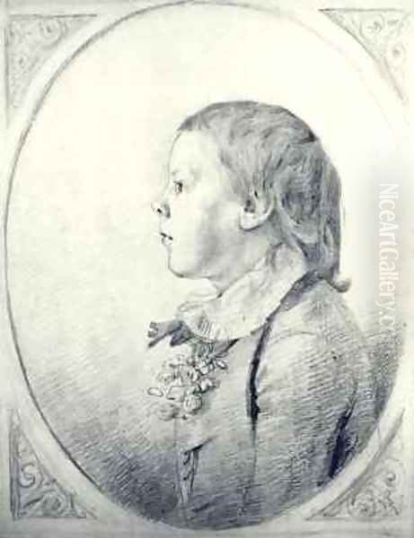 A profile Portrait of a young Boy - view 1
