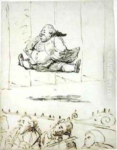 A Man doing the Splits by George Dance