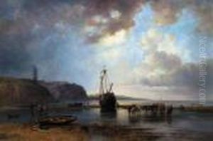 An Derbretonischen Kuste by Josef Carl Berthold Puttner