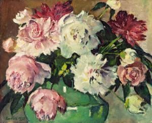 Pfingstrosen by Leo Putz