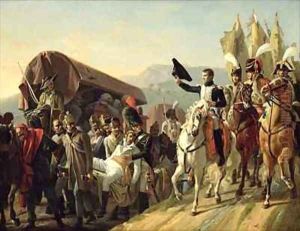 Napoleon 1769-1821 Pays Homage to the Courage of the Wounded