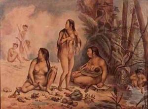 Indigenous Population of Cantagalo by Jean Baptiste Debret
