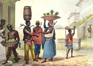 Iron collar punishment for fugitive slaves from Voyage Pittoresque au Bresil by Jean Baptiste Debret
