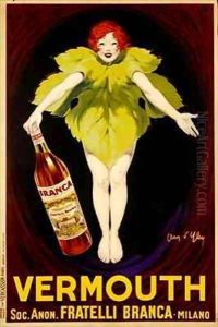 Poster advertising Fratelli Branca vermouth