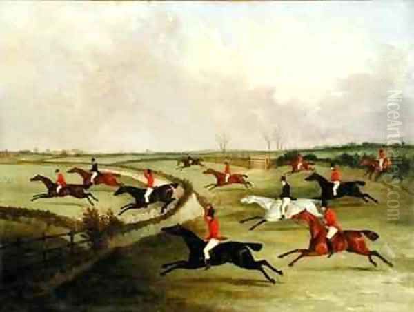The Quorn Hunt in Full Cry Second Horses - view 1