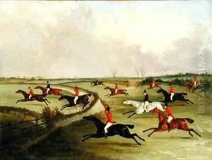 The Quorn Hunt in Full Cry Second Horses by Joshua Dalby