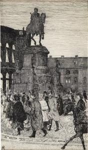 Street Scene by Howard Pyle