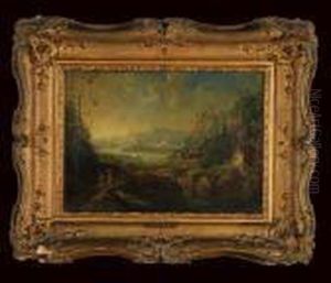 "paesaggio Fluviale Con Figure"