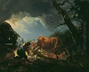 Landschaft Mit Der Verkundigung Der Engel An Die Hirten.