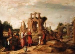 Rebecca And Eliezer At The Well Rebecca And Eliezer At The Well