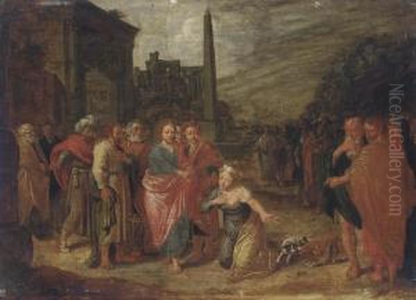 Christ And The Woman Taken In Adultery - view 1