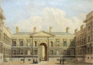 Canterbury Quad, Christ Church, Oxford by George Pyne